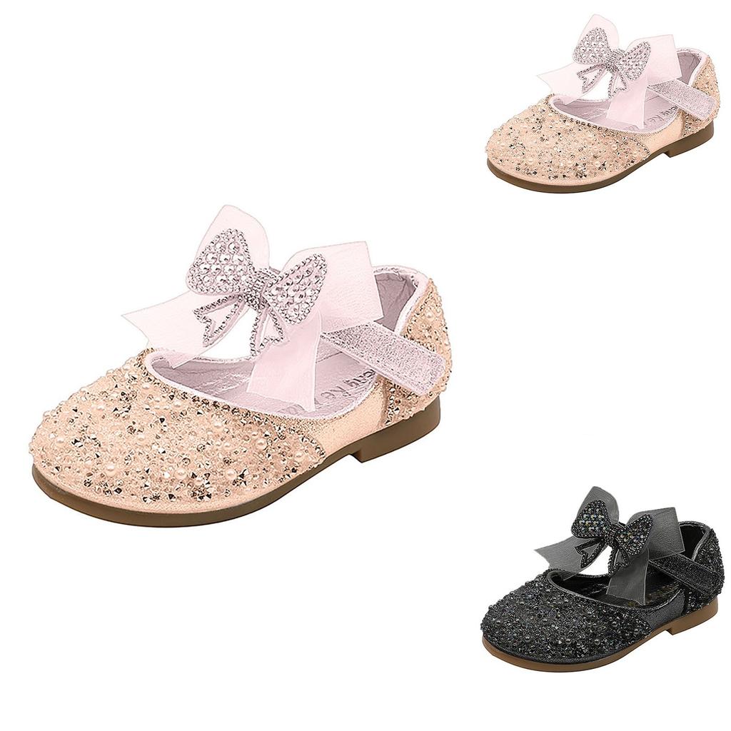 Summer Korean Version Of Girls Princess Little Girl Princess Ribbon Baby Shoes Leather Shoes