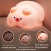 Ночной светильник Kawaii Lion, перезаряжаемый, 3 уровня, с регулируемой яркостью, силиконовый, прикроватный светильник, ночники для детской комнаты