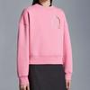 Moncler SS24 Year Of The Dragon Series Dragon Logo Patch Fleece Drop Shoulder Sweatshirt Women sweatshirt Pink J10938G00010M3929528