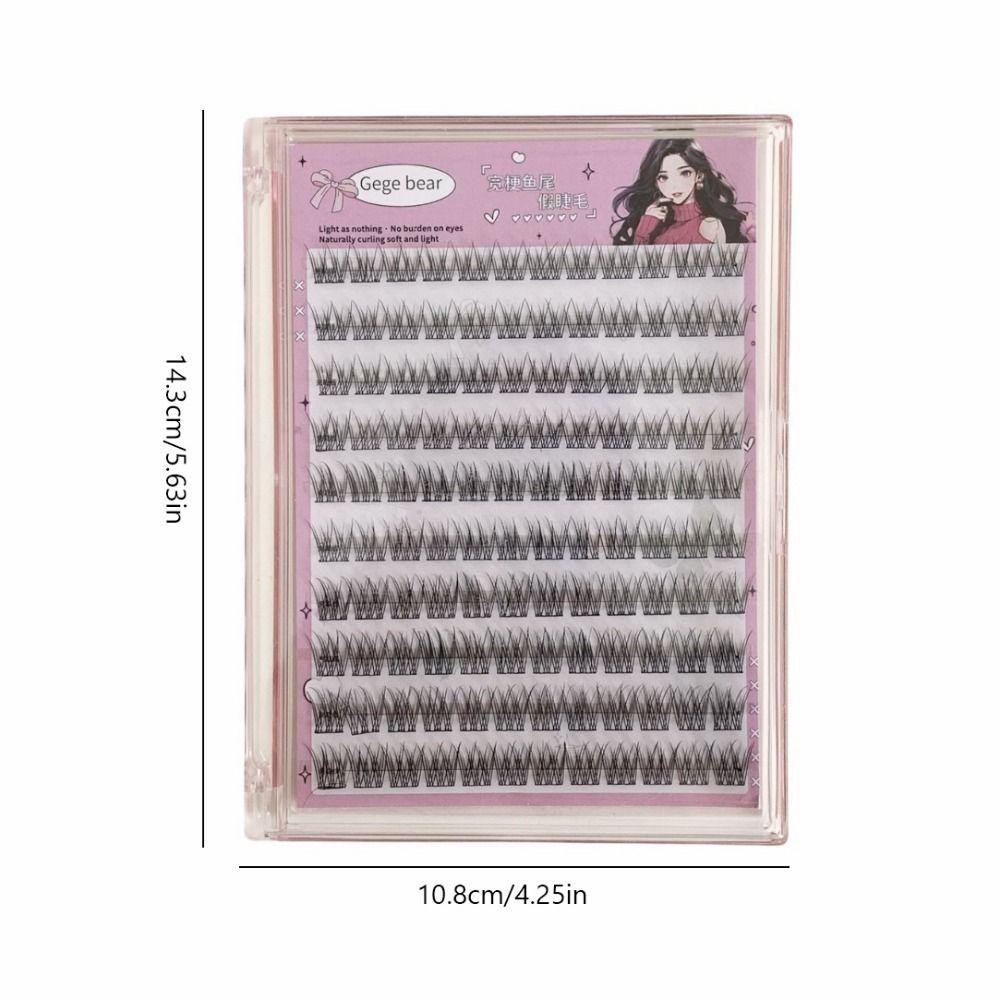 Накладные ресницы без клея Натуральный завиток Пучки ресниц Густые Сегментированные ресницы Наращивание Макияж