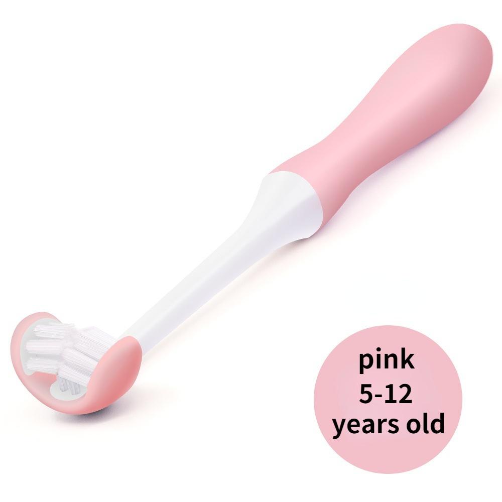 3D Детская зубная щетка Трехсторонняя U-образная упаковка 360 градусов без тупиков Зубная щетка для комплексного ухода YSL