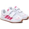 Adidas Tensaurs Switch Cf Мягкие Удобные Прочные Низкие Повседневные Кроссовки Детские Повседневные Кроссовки Белый Пульсирующий Маджента Благословение-Розовый JI1052