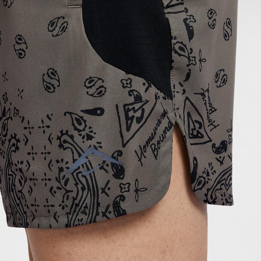Nike Шорты спортивные мужские Dri-Fit Trail быстросохнущие универсальные удобные шорты пещерно-каменные черные HJ4175-289