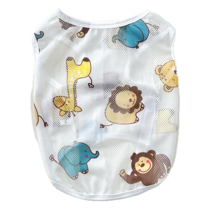 Одежда для собак Весна, лето и осень Тонкий дышащий сетчатый жилет для домашних животных для маленьких, средних и больших собак, бойцовская одежда для корги, сиба-ину