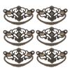 15pcs Antique Bronze Cabinet Pull Handles Zinc Alloy Drop Bail Pulls  Kitchen Cabinet