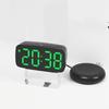 LED Large Screen Electronic Alarm Clock Adjustable Brightness Bedside Clock  Deep Sleeper