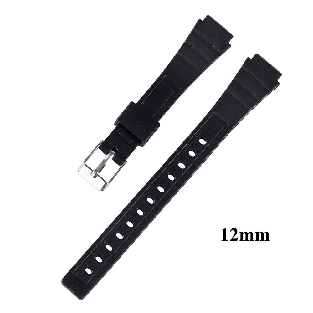 Мягкий силиконовый ремешок для Casio W800H Ремешок F-91W F105/108 A158/168 AE12004 Браслет для часов 12/14/16/18/20/22 мм для мужчин и женщин Браслет