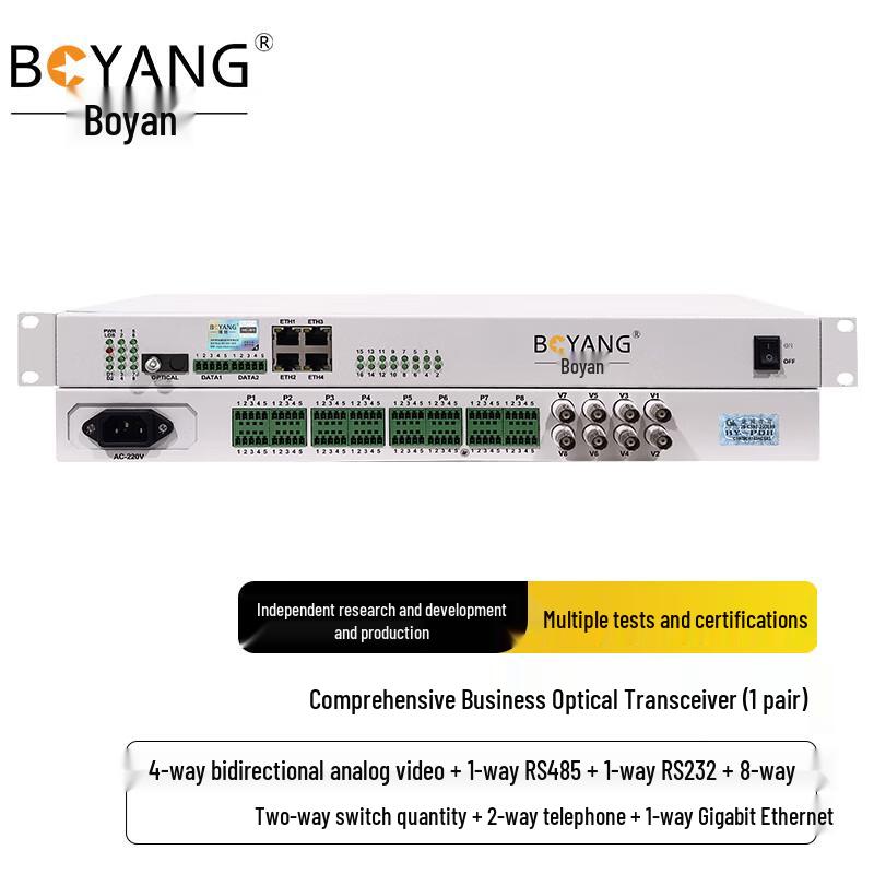 BOYANG Integrated Services Fiber Optic Transceiver