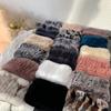 Elastic Rabbit Fur Scarf Multicolour Fur Collar Neck Creative Rex Rabbit Fur Scarf  Gift