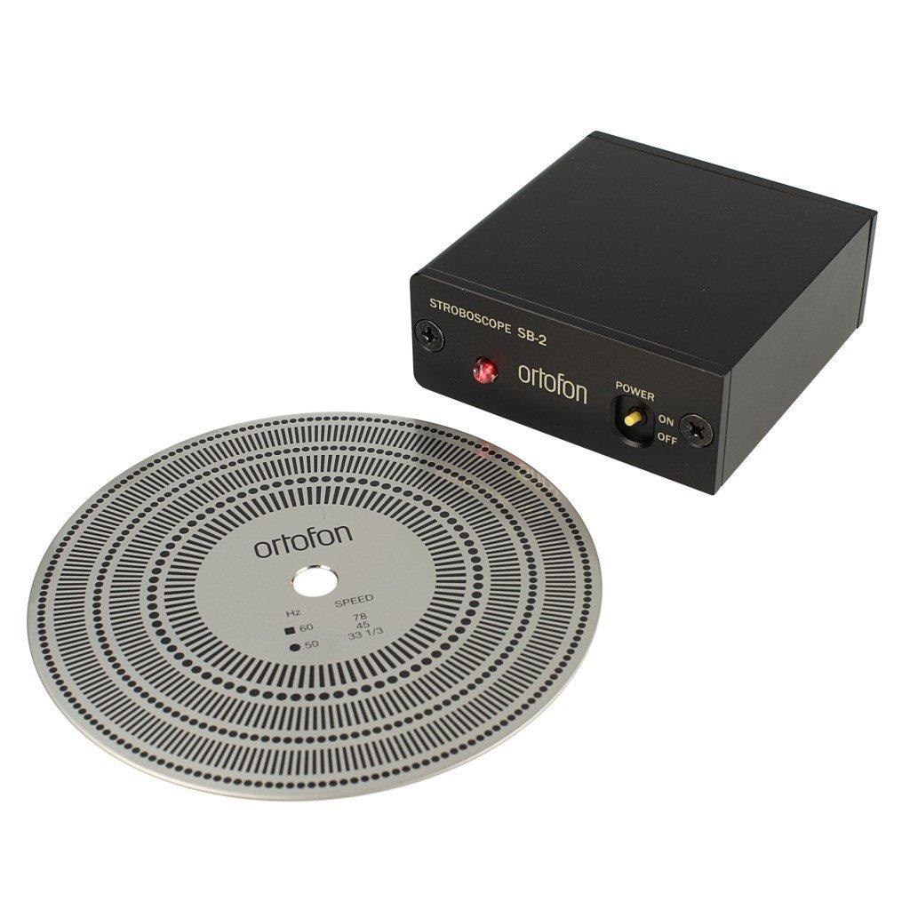 Ortofon Stroboscope and Strobe Light Set for Record Player RPM AAA Battery Operated SB-2 Measurement,