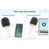 Караоке-микрофон Беспроводной Bluetooth-совместимый портативный микрофон со встроенным динамиком, портативный поющий микрофон для вечеринки