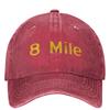 Unisex Mile  Mile Eminem Old Eminem Stuff Baseball Caps Vintage Distressed Denim Washed Sun Cap Adjustable