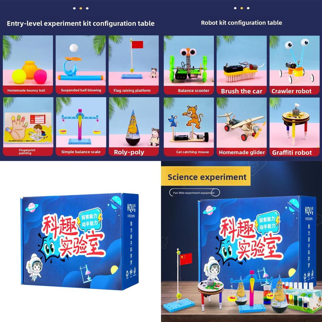 Educational Science Craft Kit For Children With Diy Physical Experiments And Brain Development Activities