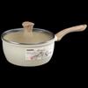 Универсальная антипригарная кастрюля для молока 16 см с крышкой из камня Маifan