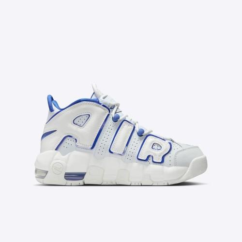 Nike Повседневная обувь Air More Uptempo Summit White/Racer Blue FN4857-100 Юношеская