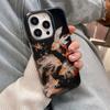 Высококачественный чехол для телефона с золотой рыбкой Кои на удачу для iPhone 17 Air 16 e 15 14 13 12 11 Pro Max Plus Mini SE Красивый блестящий чехол
