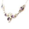 [I4278] - Amethyst 'Heaven' Silver Necklace