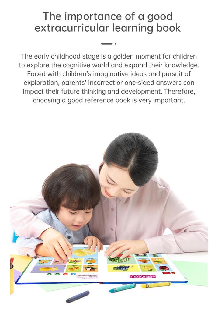 Children's English Learning Sound Book - Interactive Early Education Toy