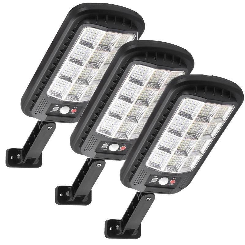 Солнечные светодиодные уличные настенные светильники, Индукционные светильники с датчиком движения для двора, сада, террасы, гаражных ворот, Уличное освещение