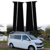 4Pcs Car Window Door Column BC Pillar Post Cover Trim Decoration Stickers Fit for VW T5/T6 2016