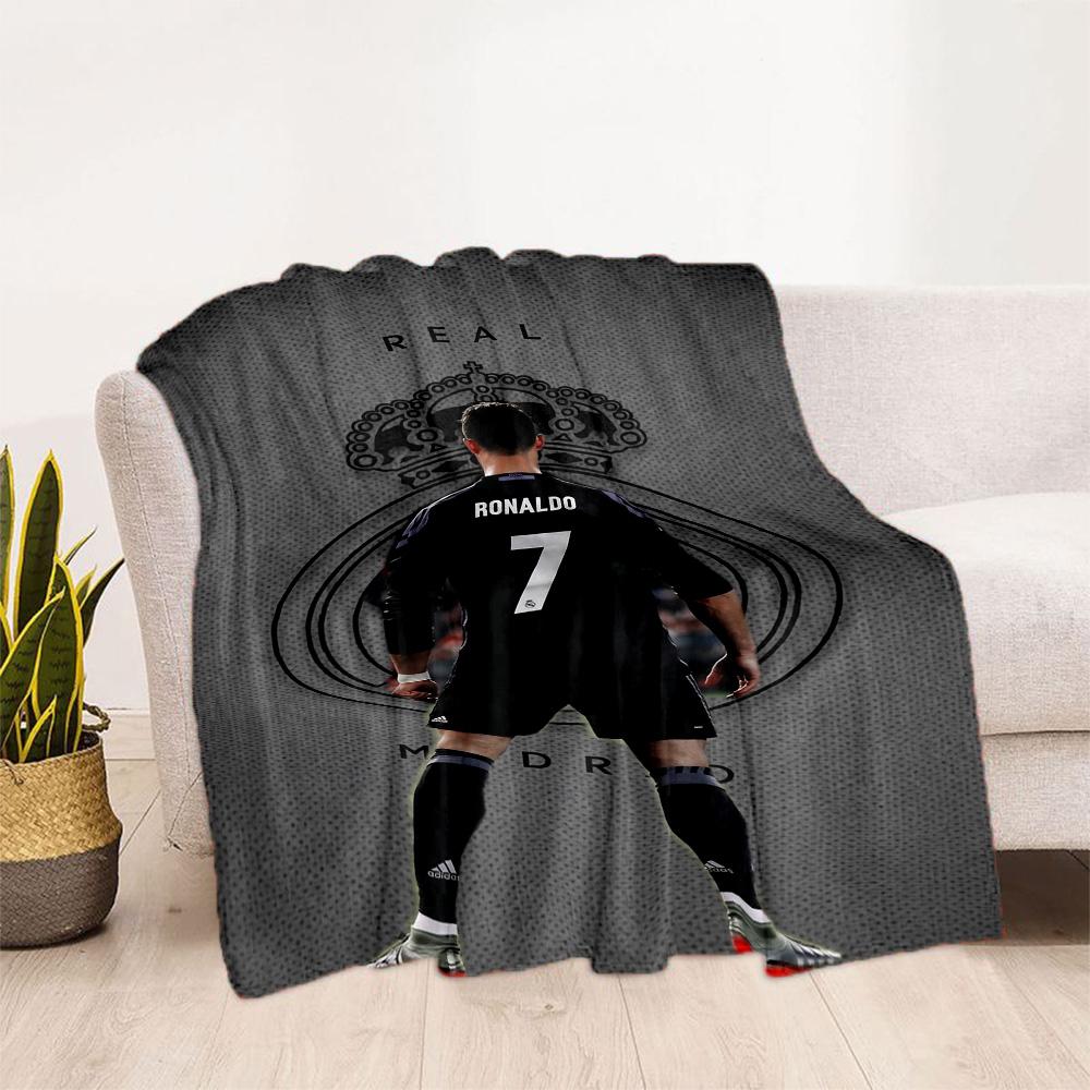 Ronaldo's Portugal Legacy Blanket Ultra-Soft Great for Office Bed Sofa All-Season Use Warmthful Decor Suitable for Gifting Relatives and Friends