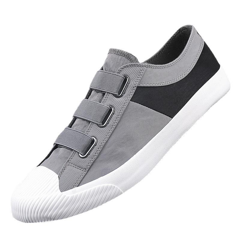 Новые весенние низкие парусиновые туфли корейской версии дышащие низкие туфли с мягкой подошвой универсальные повседневные туфли на плоской подошве с мягкой подошвой