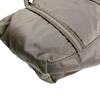 PRADA Logo embroidery Tote Bag Nylon khaki Women BR0977 Used