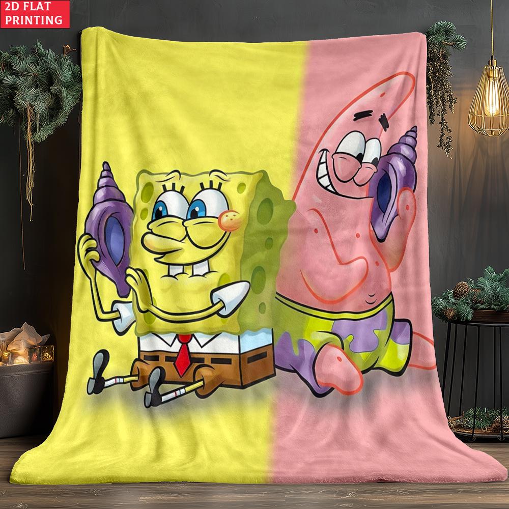 Magic Conch thin Flannel Blanket for Bedrooms,Living Rooms,Sofas Blankets,Lunch Breaks,Picnics,blankets fluffy blanket