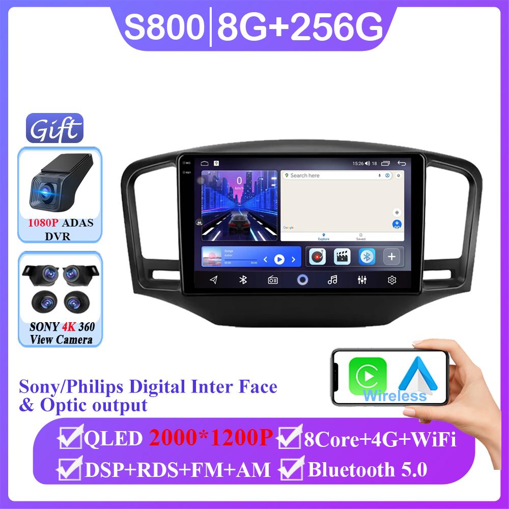 Автомобильное радио Android 14 для Roewe 350 MG 350 2010 - 2016 Навигация GPS Стерео Авто Видео Мультимедиа Плеер Экран Нет 2din 5G Wifi