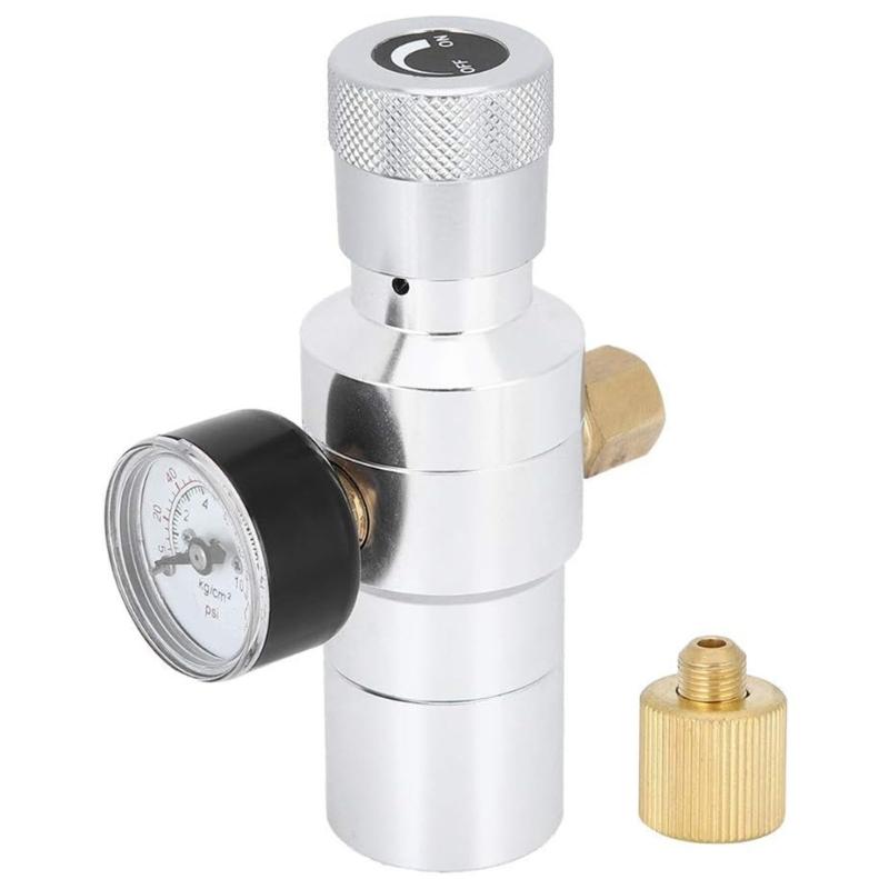 Portable CO2 Regulator 0-150PSI with Metal Construction Gas Regulator Suitable for Home Brewing Enthusiasts Present