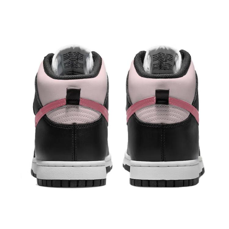 Nike Dunk Slip Resistant Slip Resistant High top Skateboard Shoes Men's Black Pink DD1399-105(Team352-)
