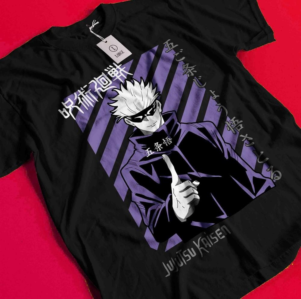 Gojo Satoru T-Shirt Geto Suguru Shirt Jujutsu Kaisen Tshirt Toji Tee Sukuna Toji AA344