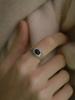 Flit Leaf Green Onyx Ring