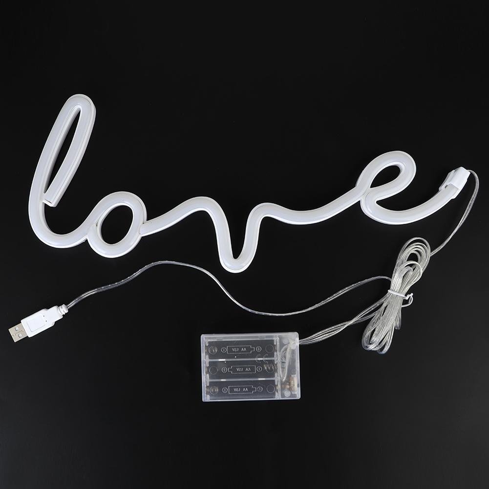 Стильная уникальная английская буква в форме светодиодного светильника настенное украшение для свадебной домашней вечеринки