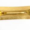 Used CHANEL Hair Clip Barrette Gold Coco Mark Matelasse