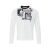 Mens Long Sleeve T Shirt Street Style Graphic Print Casual Cotton Tee Youth