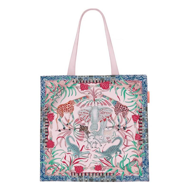 Spring new printed handbag women's oil painting series handbag shoulder bag tote bag fashion canvas bag