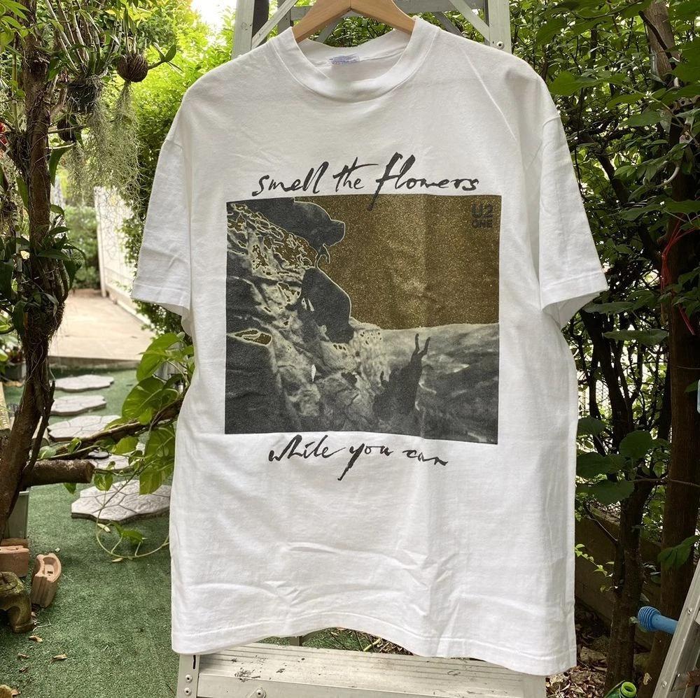 90s U2 Band Smell The Homers White Unisex Tshirt Reprint