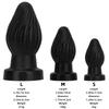 Большая силиконовая анальная пробка дилататор растягивающая секс-игрушка для пар взрослых 18+ фистинг большой член дилдо