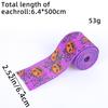 Creative Halloween Ribbon, Plaid, Pumpkin Ribbon, Christmas Tree Decoration, Streamer Strips, Halloween Decorations