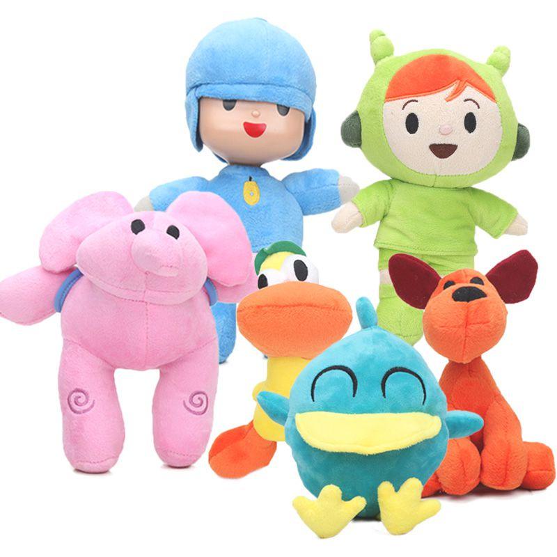 Высококачественная мягкая плюшевая игрушка-фигурка Pocoyo Elly Pato Loula Sleepy Bird Кукла Подарок для детей