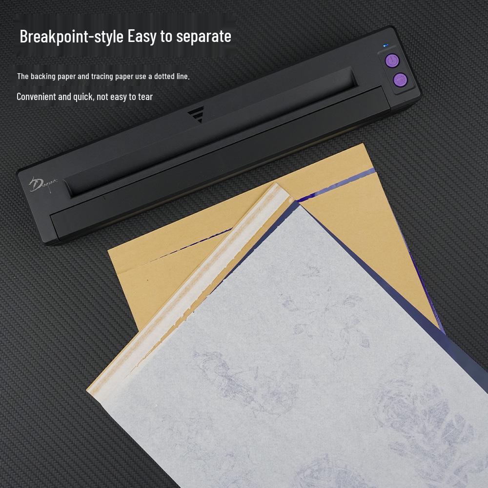 Бумага для перевода татуировок Dragon Art, нарисованная от руки - 4-слойные термотрансферные листы, 100 листов/коробка