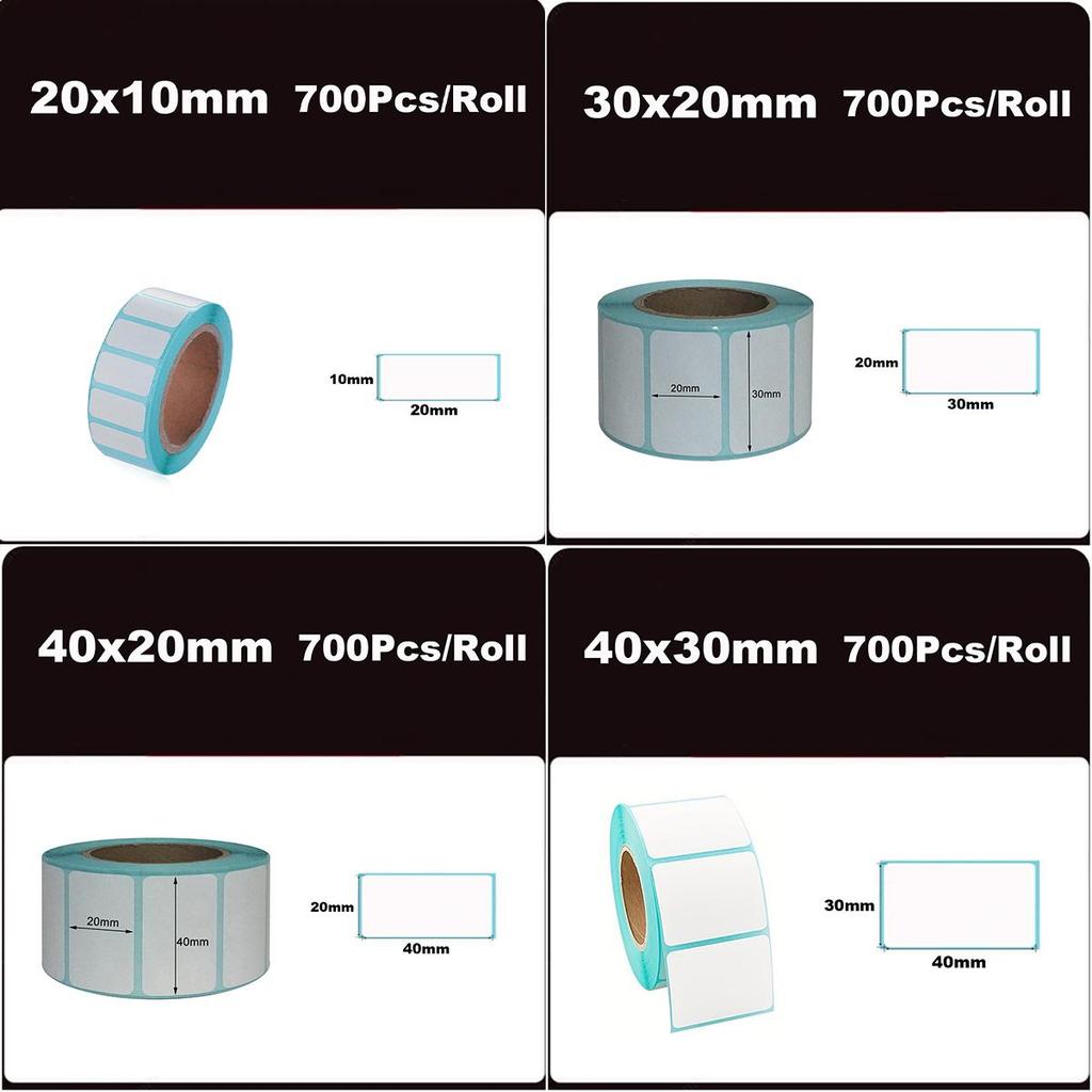 Direct Thermal Labels, White Thermal Printer Labels for UPC Barcode, Self-Adhesive Address Shipping Thermal Label Stickers