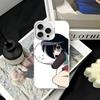 Чехол для телефона Watamote K-Kuroki T-Tomoko для IPhone 17 16 15 14 13 12 11 Pro Max Цвет Черный Матовый Чехол