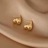 Exquisite Love Stud Earrings Women's Light Luxury Ins Gold Earrings