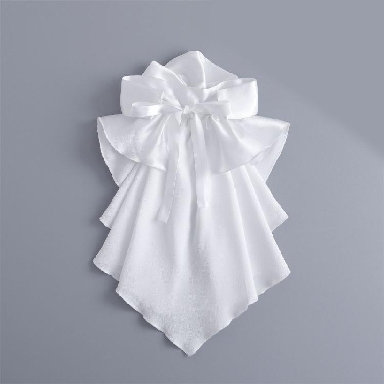 Кружевной жабо с драпировкой, колье для женщин, для формального случая, свитер, блузка, костюмный воротник, декоративный аксессуар