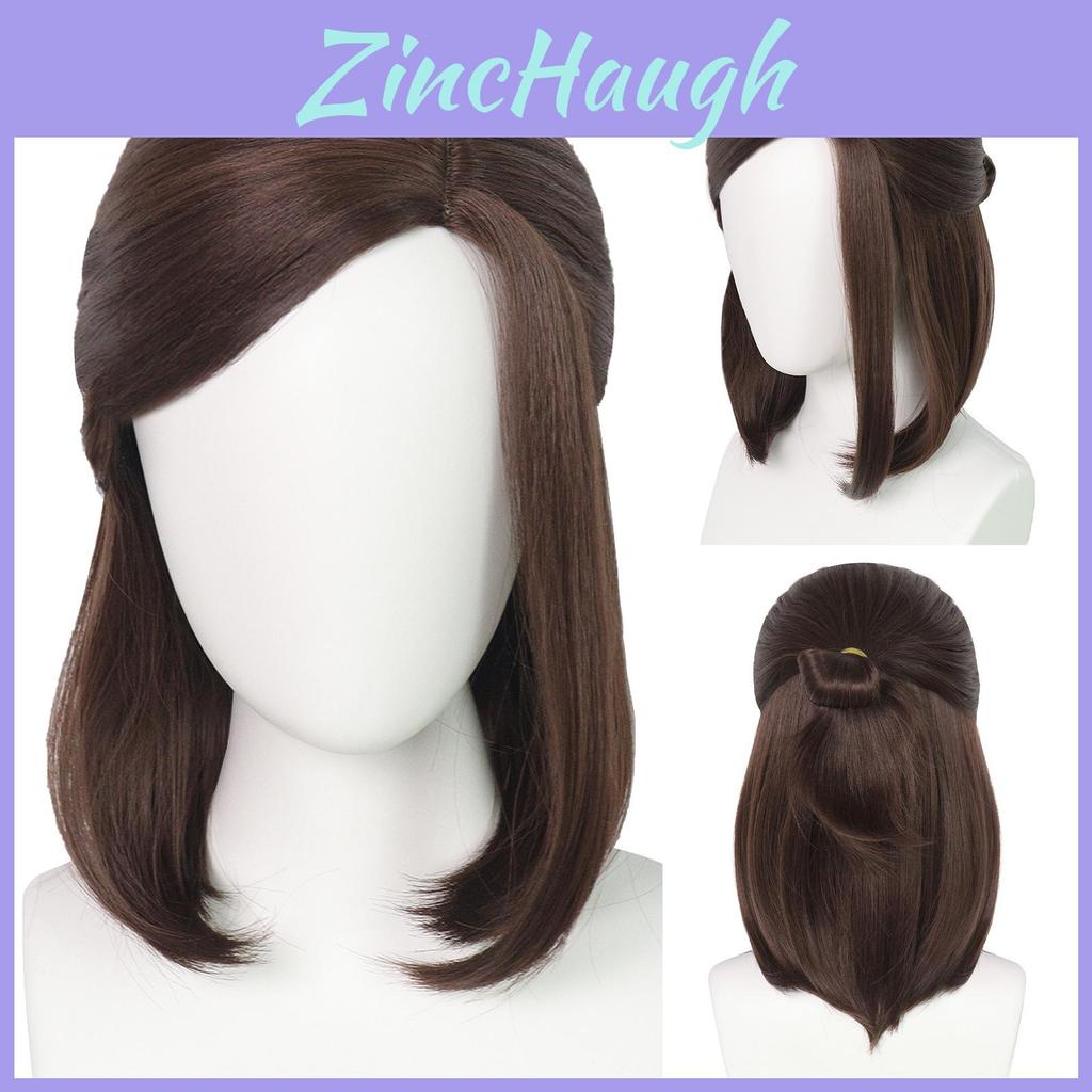The Last Of Us Ellie Brown Cosplay Wig With Breathable Natural Feel For Scene Dressing