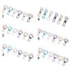 DIY School Stationery Solid Color Metal Fish Clip Office Supply Binder Clip Hollowed Out Design
