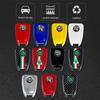 TZJHB1 Car Key Cover Replacement Key Case for Alfa Romeo Giulia Stelvio Tonale Carbon Fiber Style