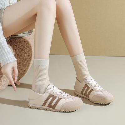 Августинские белые туфли на плоской подошве для женщин летом 2025 года, новые туфли на толстой платформе, две повседневные модели «Форрест Гамп»